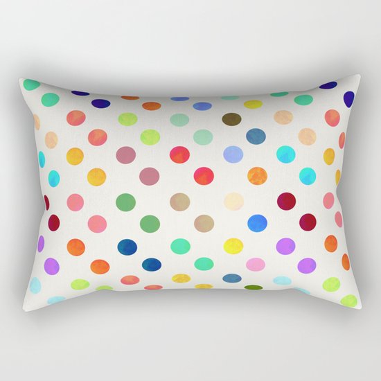 Polka Proton Rectangular Pillow