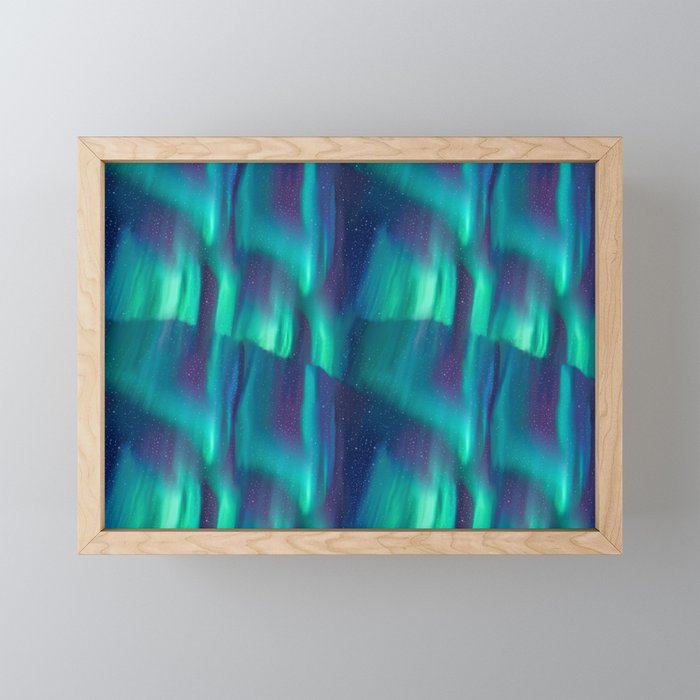 Aurora Borealis Framed Mini Art Print