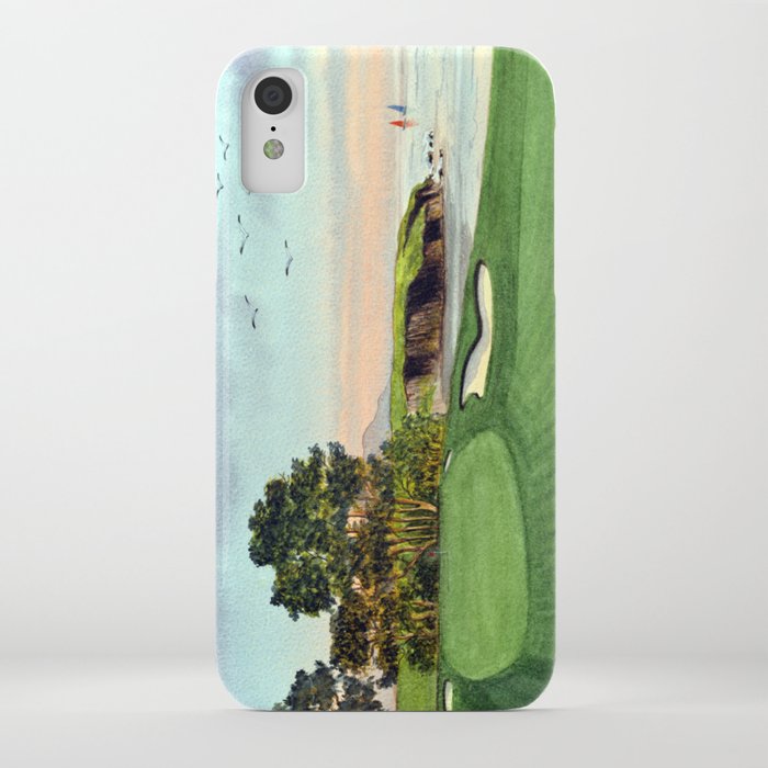 Pebble Beach Golf Course 5th Hole Iphone Case By