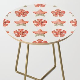 Starfish Pattern Side Table