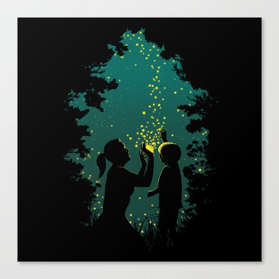 Fireflies Canvas Print