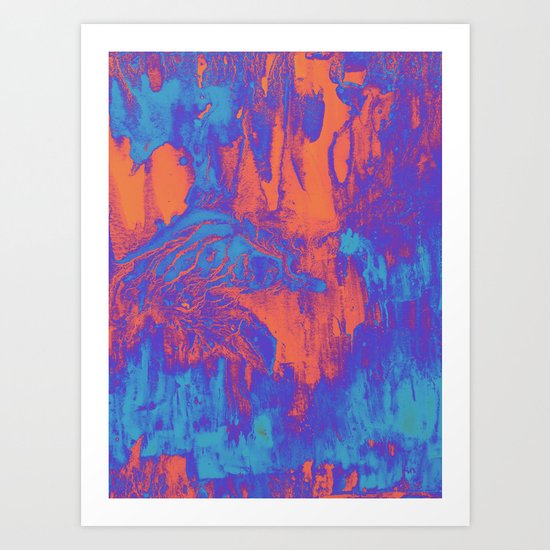 acidwash Art Print