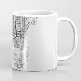 St. Petersburg - Florida - US Gray Map Art Coffee Mug