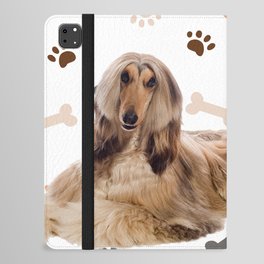 Afghan Hound Dog iPad Folio Case