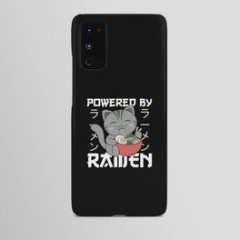 Powered By Ramen Cute Cat Eats Ramen Android Case