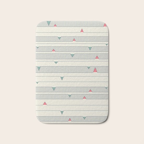 Minimal Scandi #society6 #decor #buyart Bath Mat