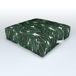 philodendron pot plant Outdoor Floor Cushion | Pot, Houseplant, Acrylic, Botanic, Nature, Tropical, House, Monstera, Painting, Leaves 