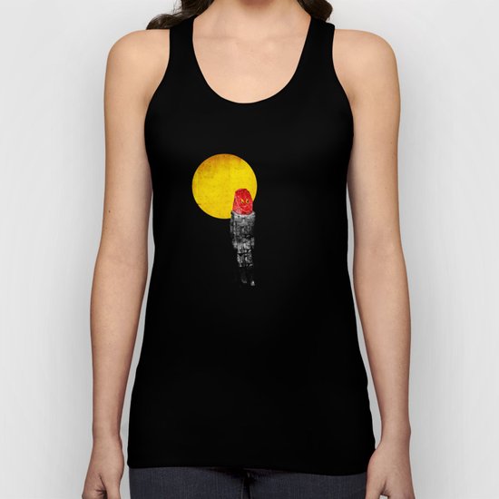 alien lipstick Unisex Tank Top