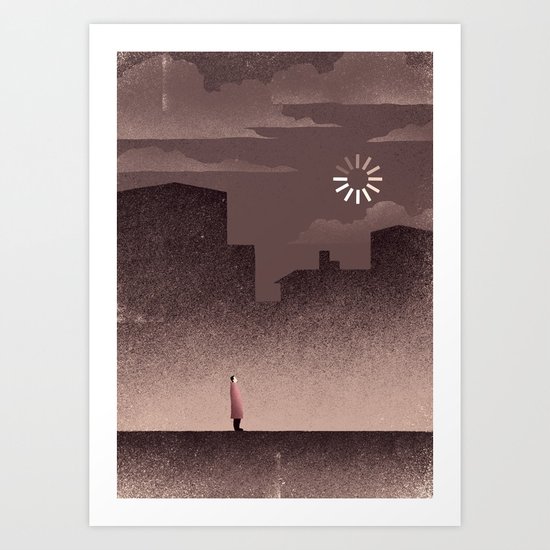 Waiting for the Sun Art Print