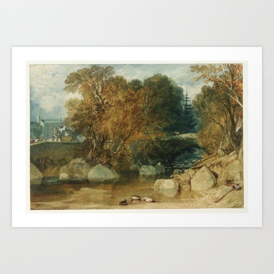 Joseph Mallord William Turner 1775 1851 Ivy Bridge Devonshire Art