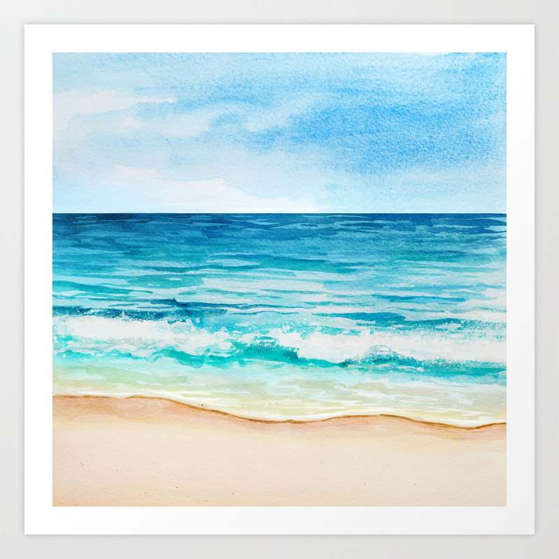 sea scenery 1 art print by julianarw society6 sea scenery 1 art print by julianarw