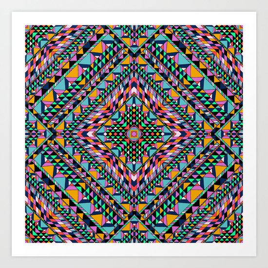 Triangle Takeover Art Print