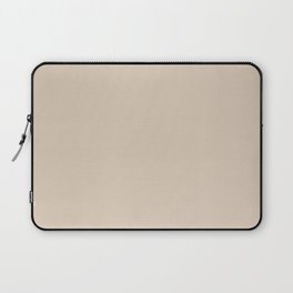 Monochrome collection Beige Laptop Sleeve