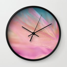 Soft Jamaican Leaves - Botanical Abstract Wall Clock