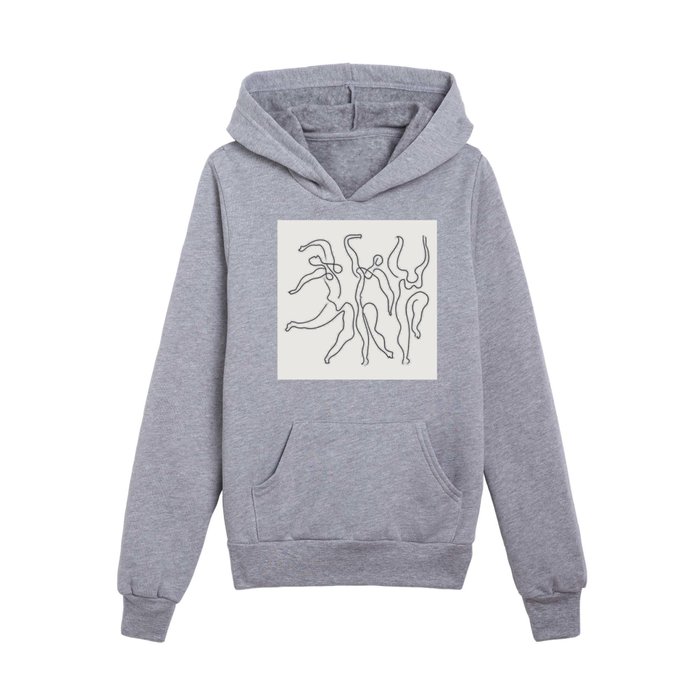 Three Dancers by Pablo Picasso Kids Pullover Hoodie