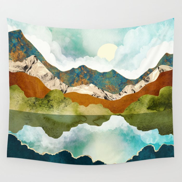 Spring Mountains Wall Tapestry