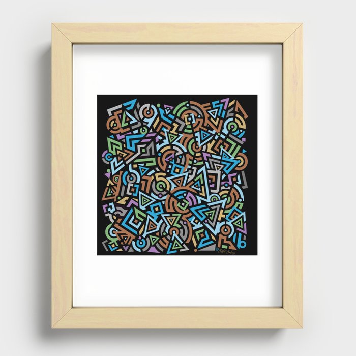 Big Bang Recessed Framed Print