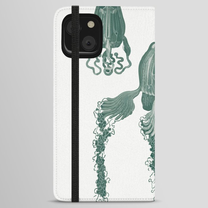 Jellyfish illustration iPhone Wallet Case