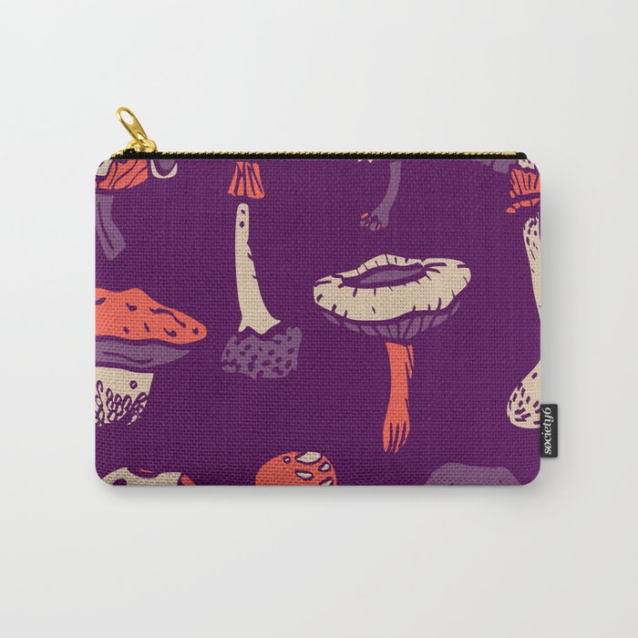 mushrooms. Carry-All Pouch