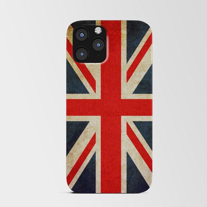 Vintage Union Jack British Flag iPhone Card Case