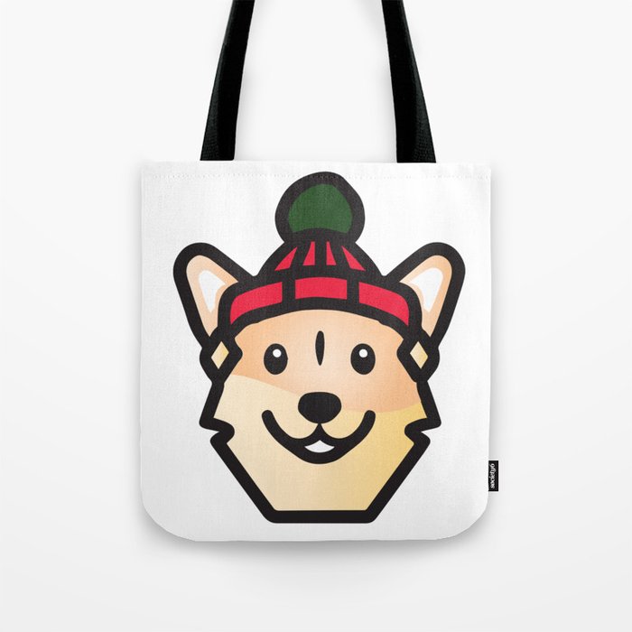 Chilly Corgi Tote Bag