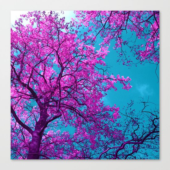 purple tree XXIX Canvas Print