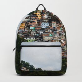 Brazil Photography - Morro Dos Prazeres In Rio De Janeiro Backpack