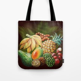 Exotic Fruits Still Life Color Pencils Art Tote Bag