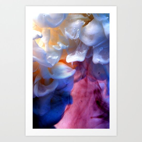 Milk petals Art Print