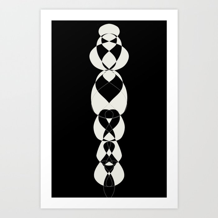 Symmetrical iPhone Design Art Print