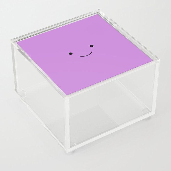 Happy 2 lilac Acrylic Box