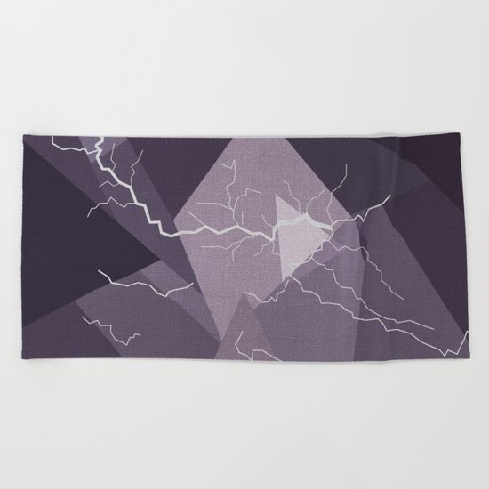 ABSTRACT STORM Beach Towel