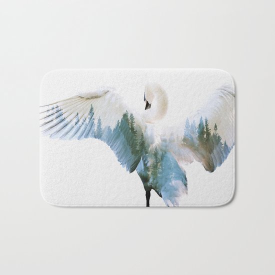 Swan Bath Mat