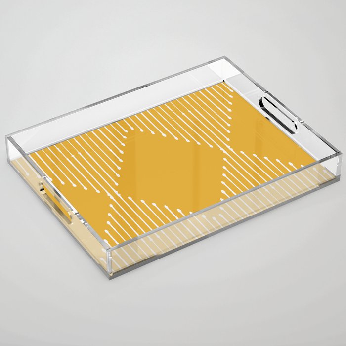 Geo (Yellow) Acrylic Tray