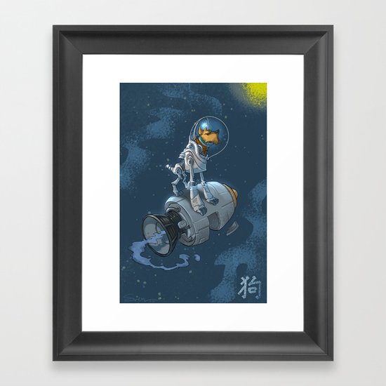 Astro Zodiac Force 11: Dog Framed Art Print