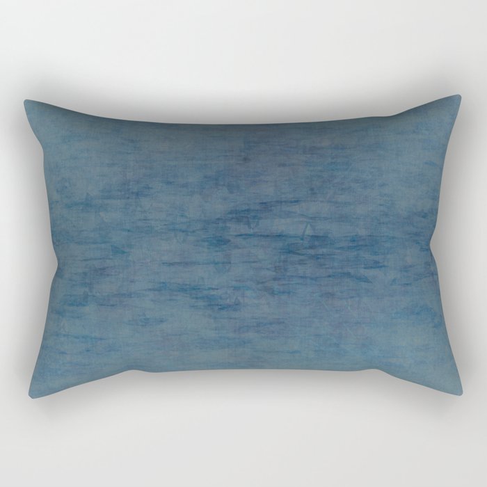 Blue Rectangular Pillow