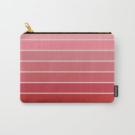 Gradient Arch - Pink / Red Tones Carry-All Pouch | Curated, Abstract, Viva Magenta, Chic, Rainbow, Magenta, Vintage, Bold, Red, Midcentury 