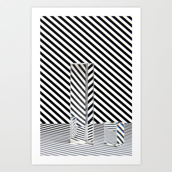 Prism Stripes 5 Art Print