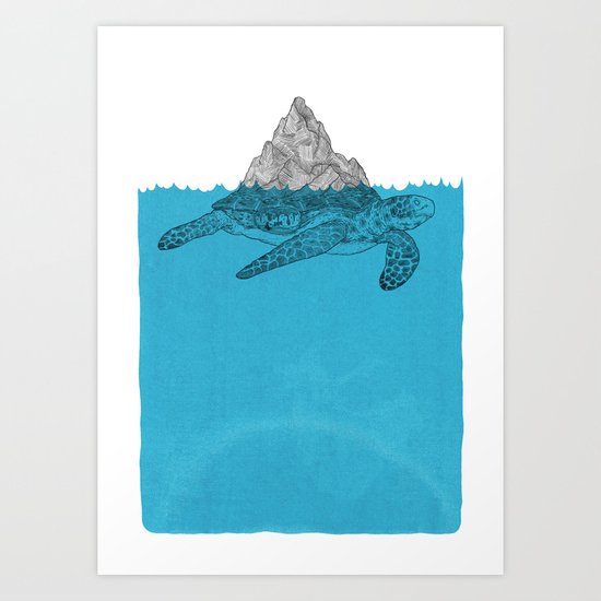 Turtle Art Print