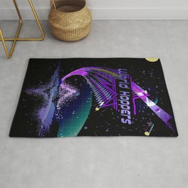 World Hoppers Rug | 80S, Space, Worldhoppers, Spacetravel, Scifi, Sciencefiction, Murderbot, Futuristic, Tv, Collage 