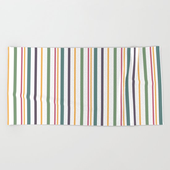 A fun striped pattern . 2 Beach Towel