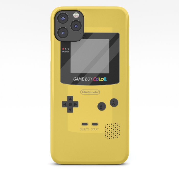 Gameboy Color Yellow Iphone Case By Katymakesthings Society6