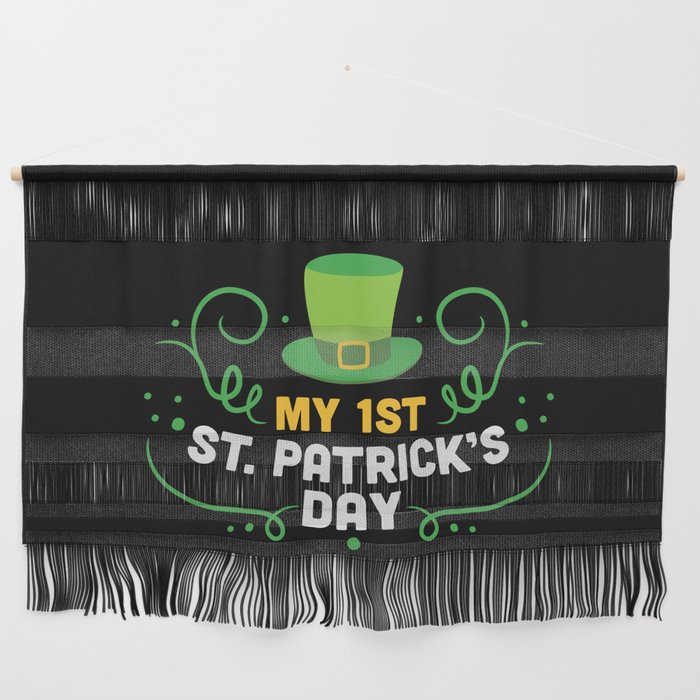 My First St Patricks Day Cute Baby Wall Hanging