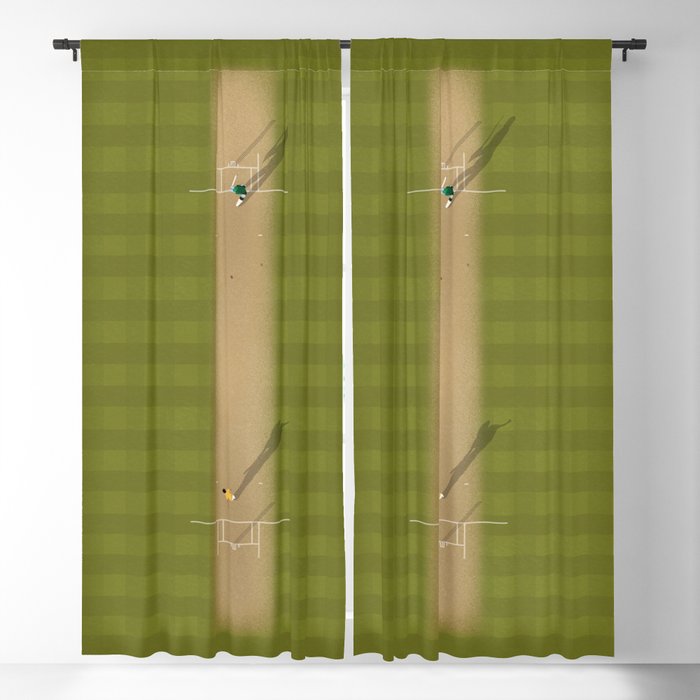 Cricket Pitch  Blackout Curtain