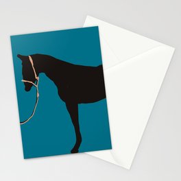 Minimal Horse 2 Stationery Card
