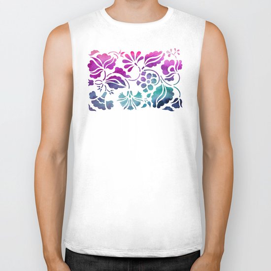 Vintage Floral Biker Tank