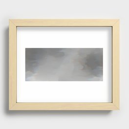 Digital Grey Recessed Framed Print