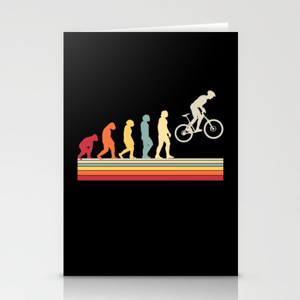 MTB evolution vintage shadow Bike Cycling Mountainbike Stationery Cards