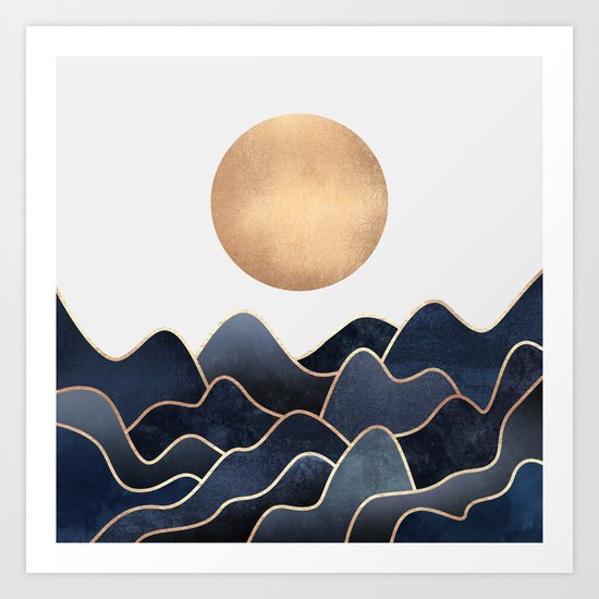 Waves Art Print