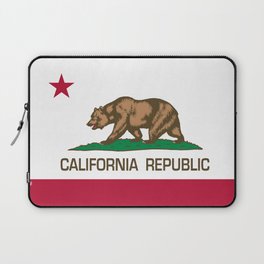 California Republic Flag - Bear Flag Laptop Sleeve
